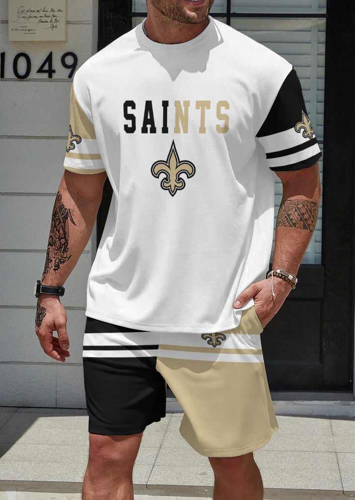 New Orleans Saints  Limited Edition Top And Shorts Two-Piece Suits
