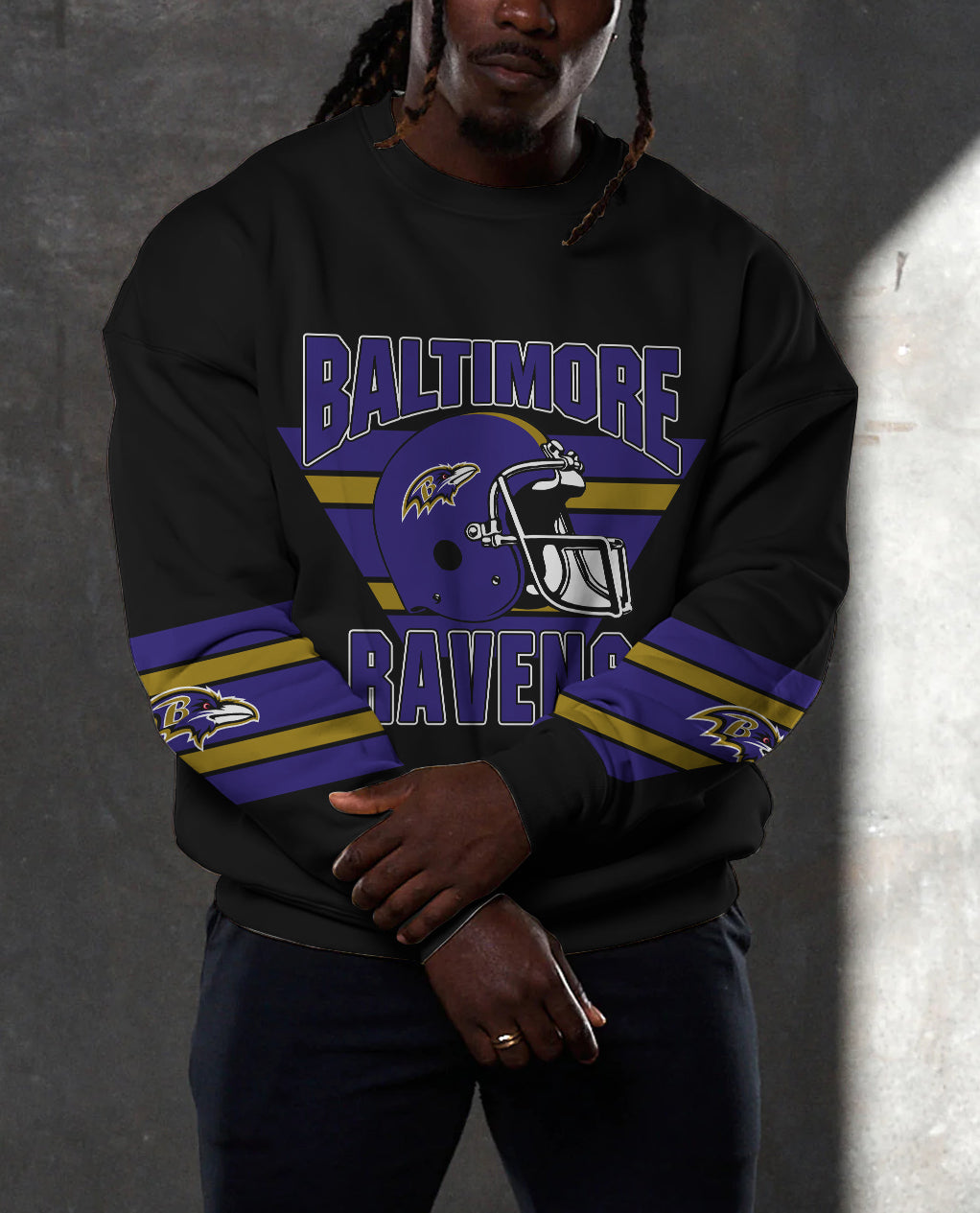Baltimore Ravens 3D Limited Edition Crew Neck sweatshirt
