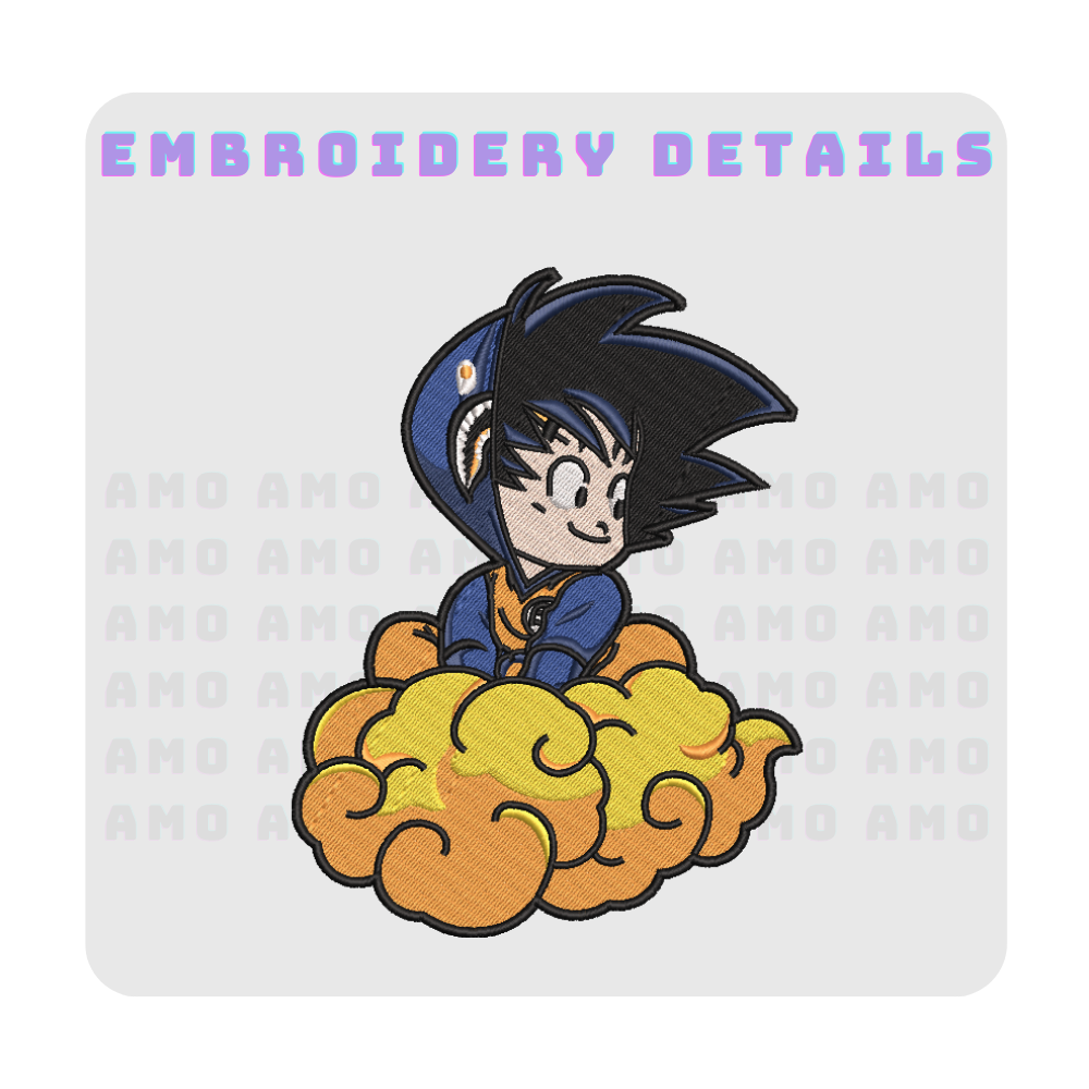 Goku Dragon ball Anime Embroidered T-Shirt