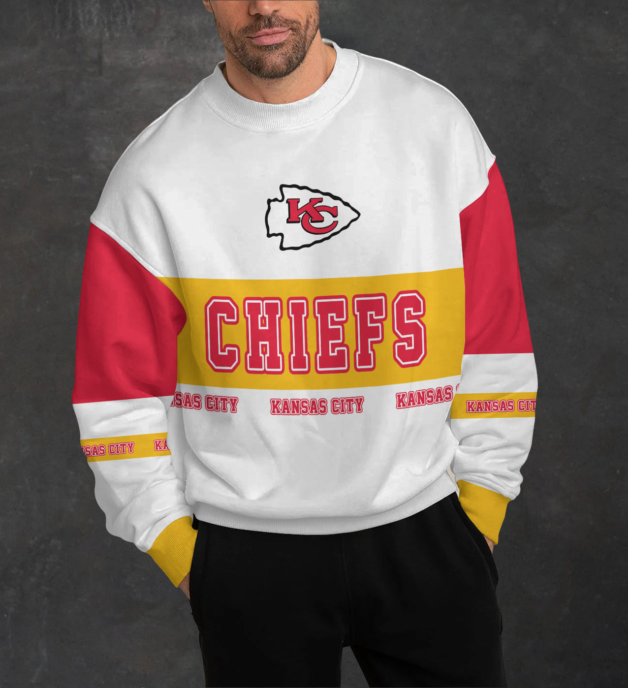 Kansas City Chiefs 3D Limited Edition Crew Neck sweatshirt