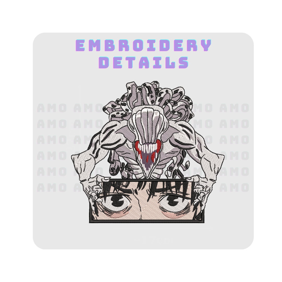 Okkotsu Yuta Rika Jujutsu Kaisen Embroidered Sweater
