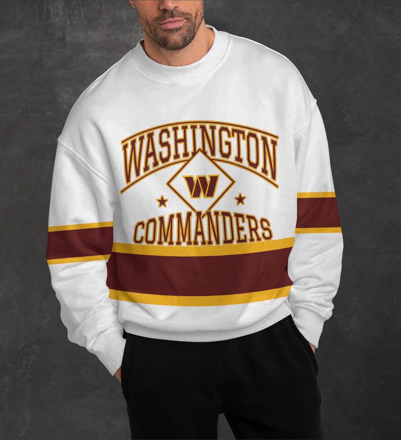 Washington Commanders 3D Limited Edition Crew Neck sweatshirt