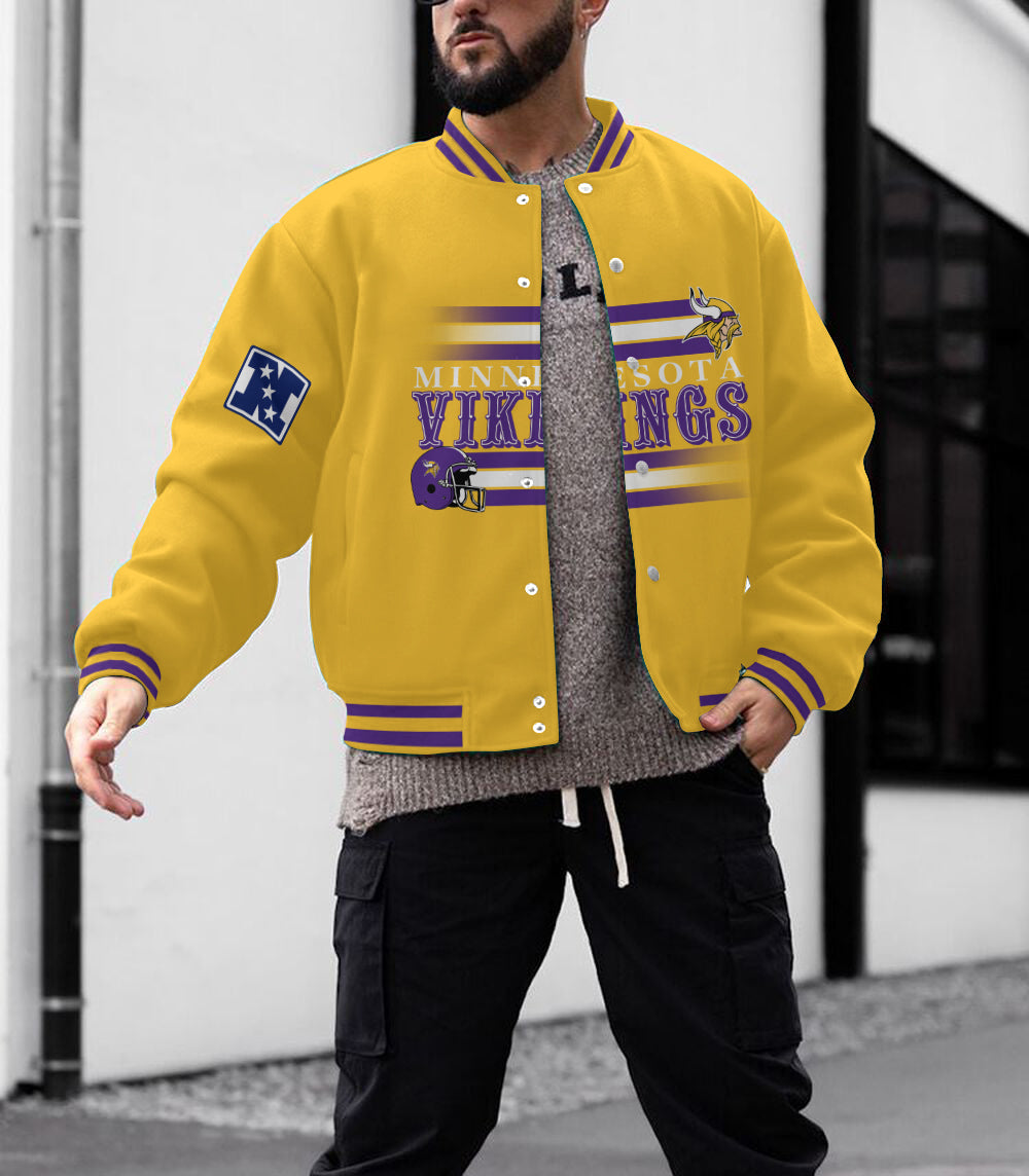 Minnesota Vikings Men's Limited Edition Full-Snap Casual Jacket