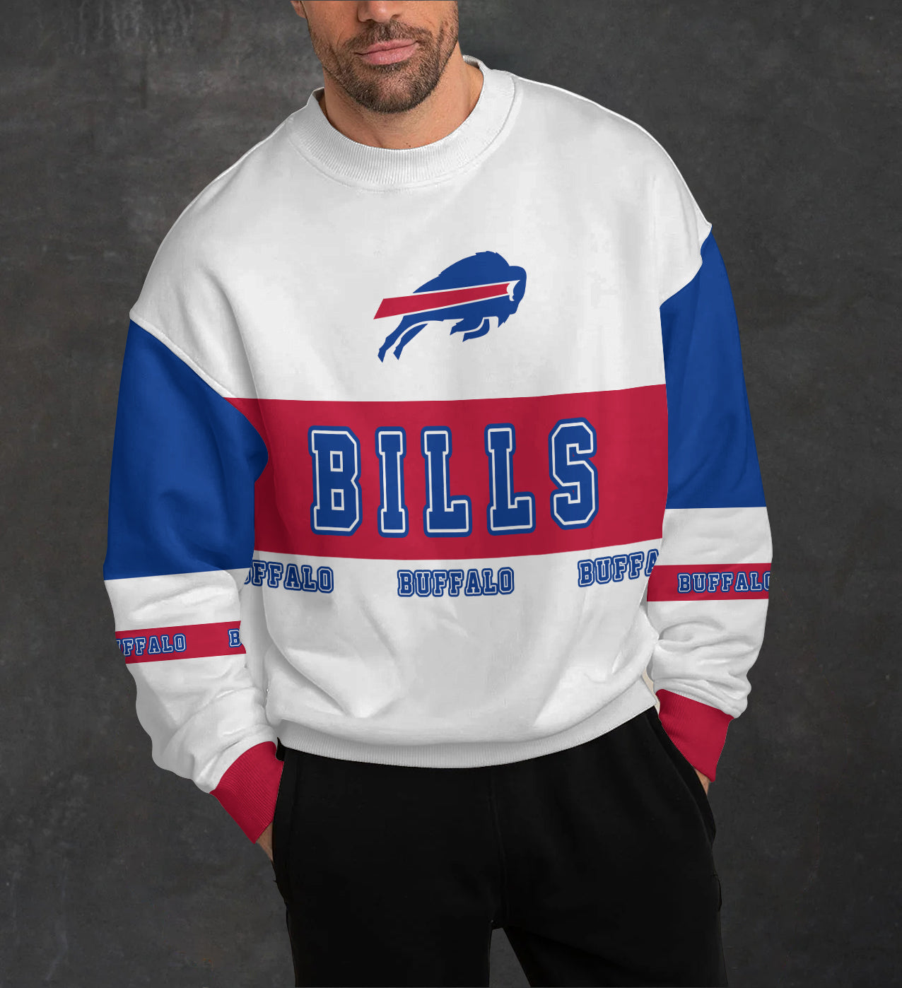 Buffalo Bills 3D Limited Edition Crew Neck sweatshirt