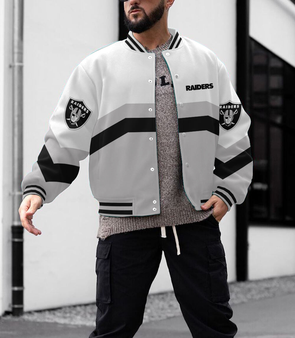 Las Vegas Raiders Men's Limited Edition Full-Snap Casual Jacket