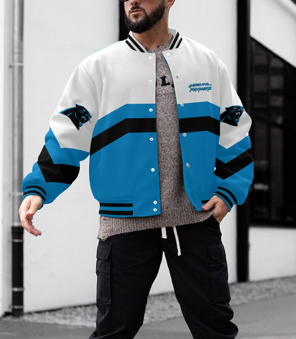 Carolina Panthers Men's Limited Edition Full-Snap Casual Jacket