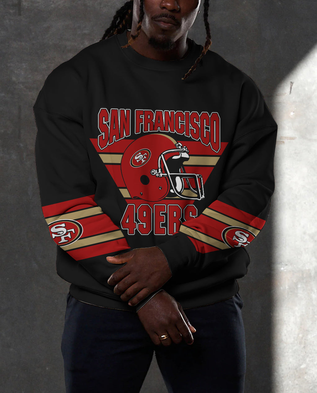 San Francisco 49ers 3D Limited Edition Crew Neck sweatshirt