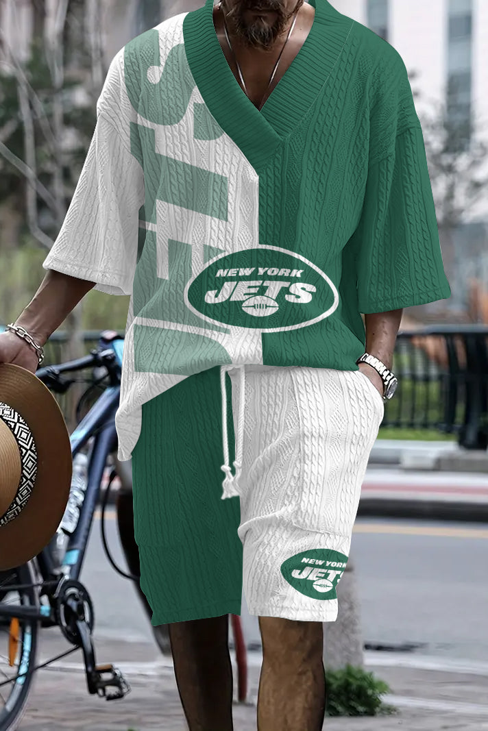 New York Jets Limited Edition Top And Shorts Two-Piece Suits