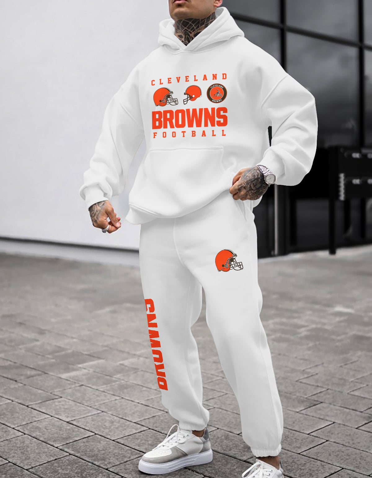 Cleveland Browns 3D Printed Pullover Hoodie And Sweatpant 2pcs Tracksuits