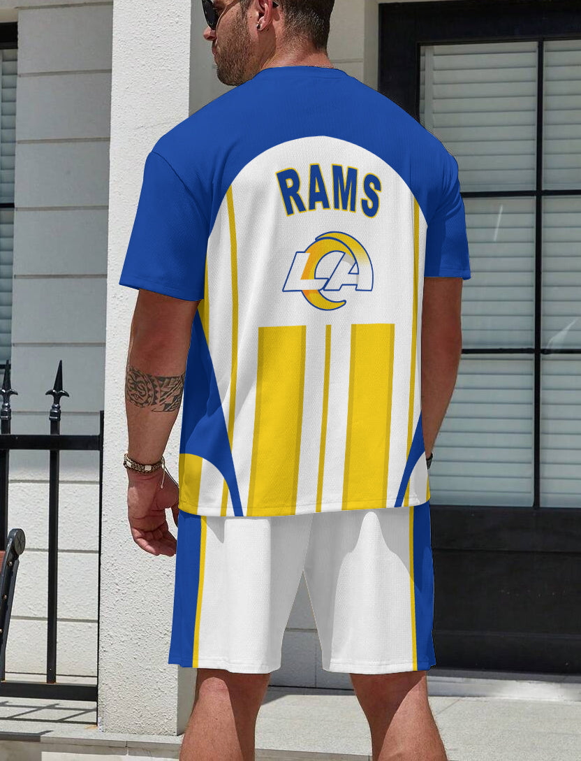 Los Angeles Rams  Limited Edition Top And Shorts Two-Piece Suits