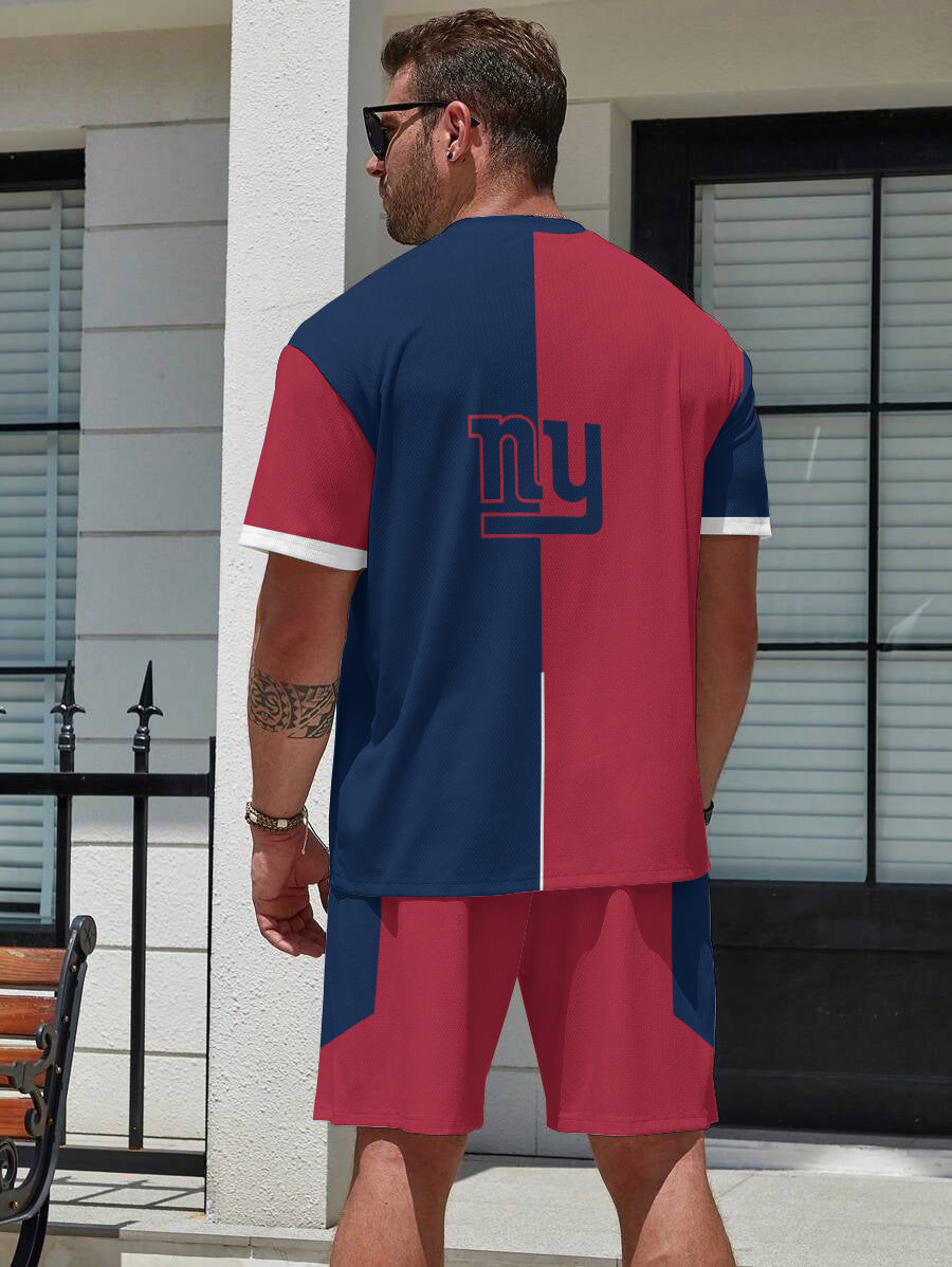 New York Giants  Limited Edition Top And Shorts Two-Piece Suits