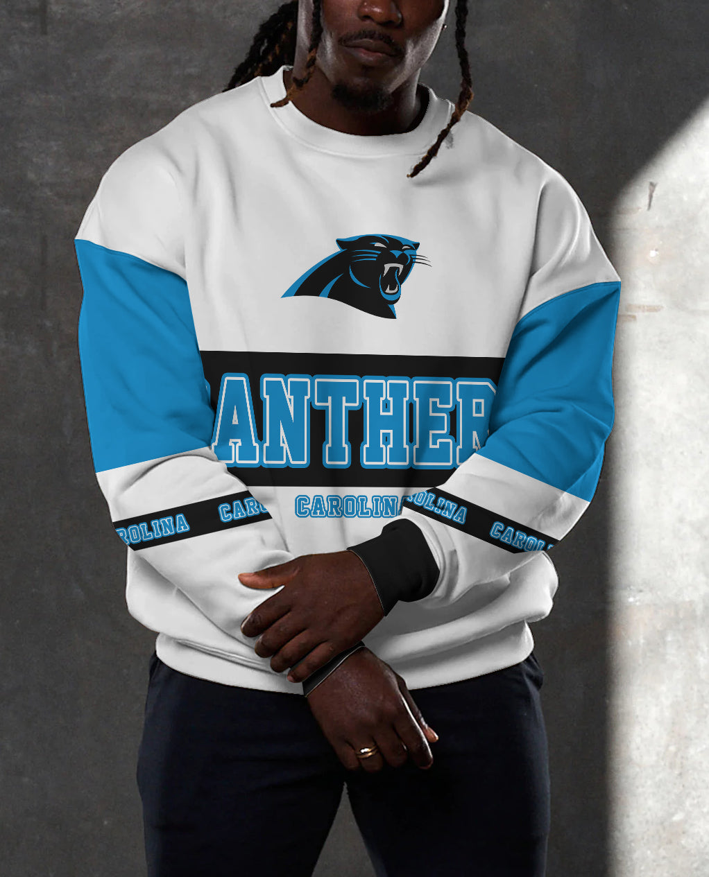 Carolina Panthers 3D Limited Edition Crew Neck sweatshirt