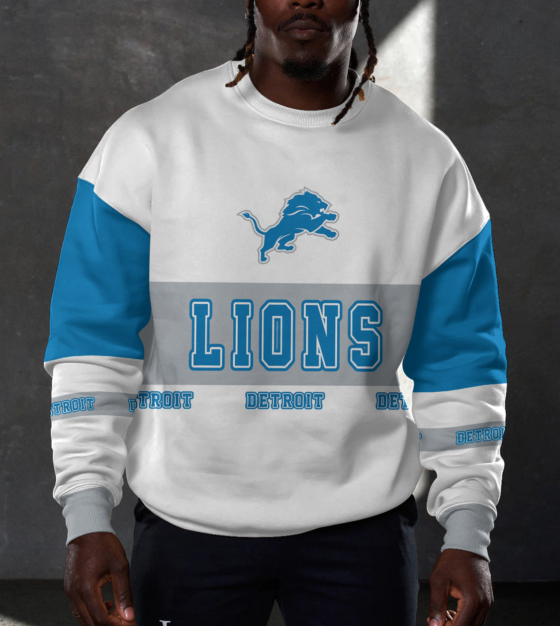 Detroit Lions 3D Limited Edition Crew Neck sweatshirt