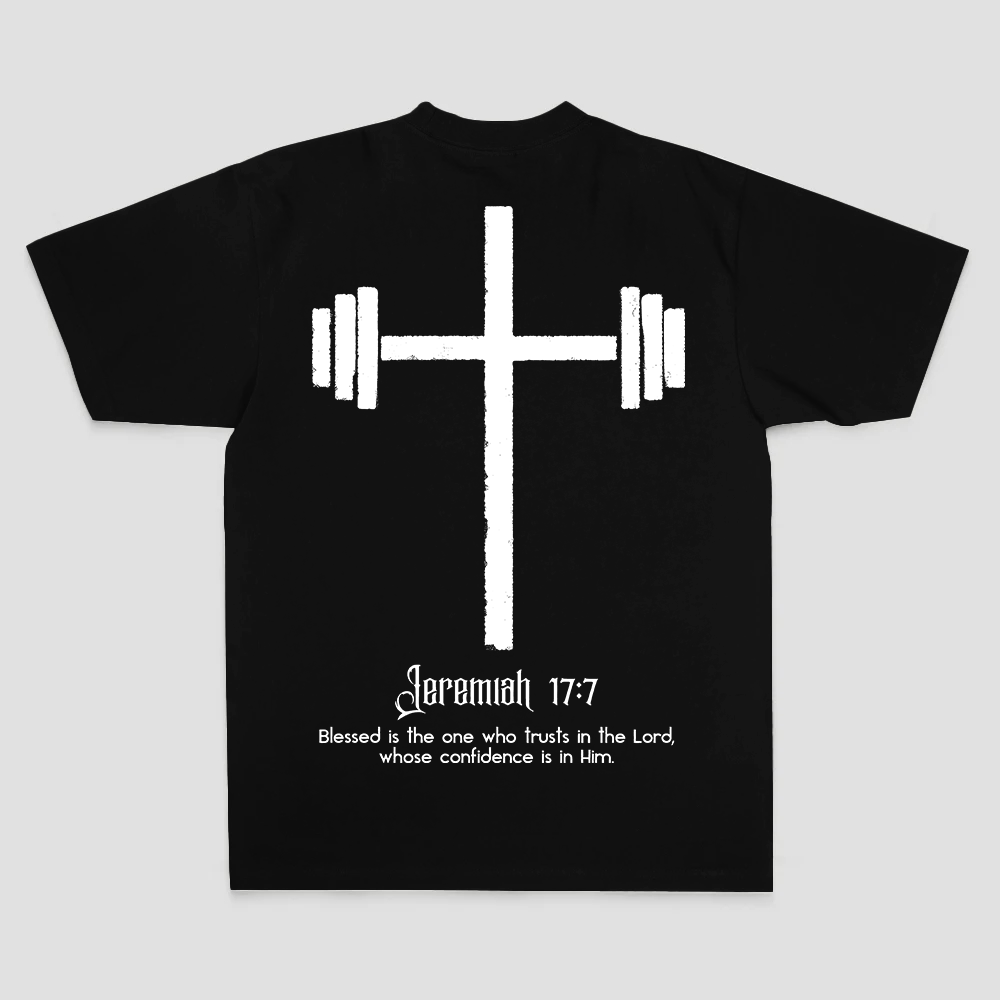 Jeremiah 17:7 Blessed Is The One Who Trusts In The Lord Printed Men's T-shirt
