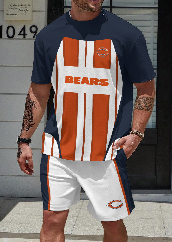 Chicago Bears  Limited Edition Top And Shorts Two-Piece Suits