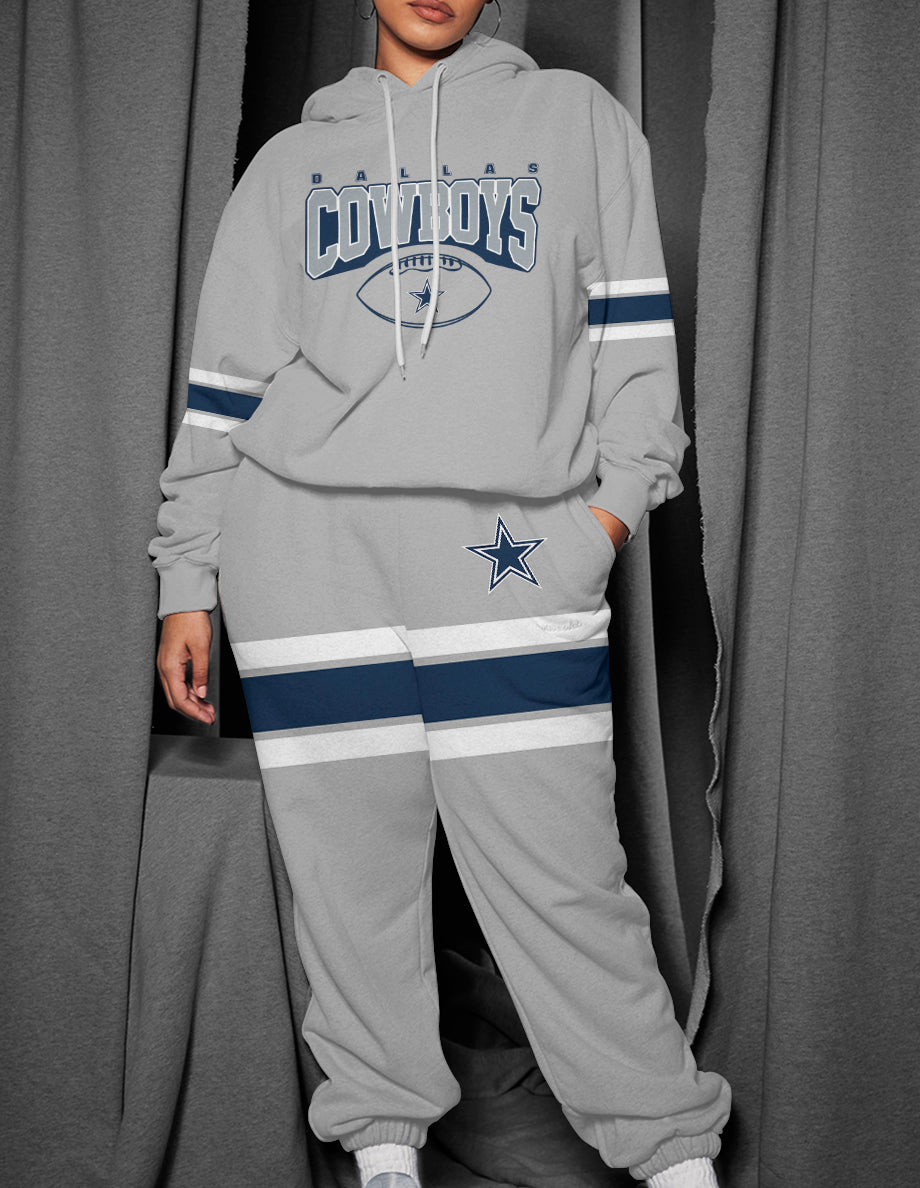 Dallas Cowboys 3D Printed Pullover Hoodie And Sweatpant 2pcs Tracksuits