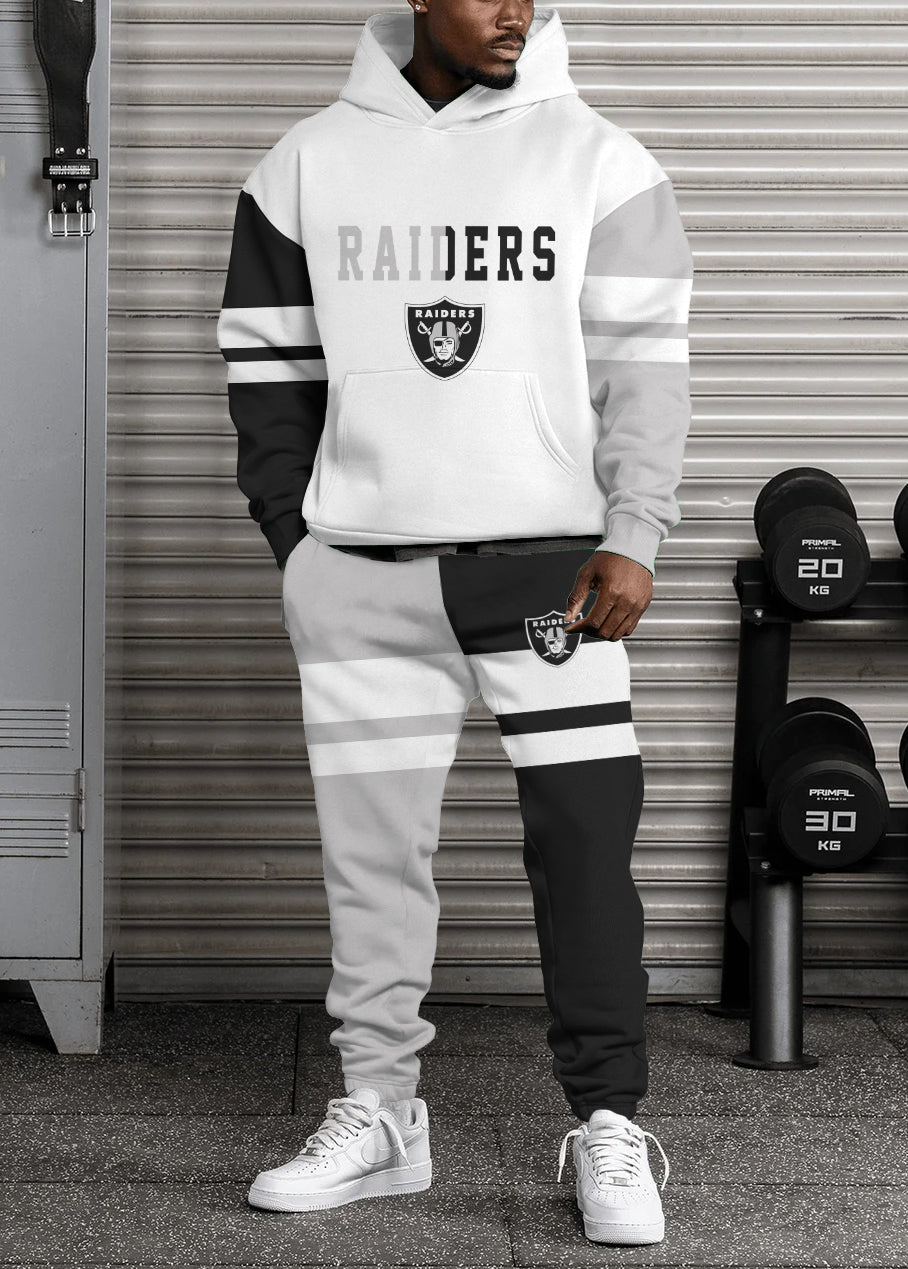 Las Vegas Raiders 3D Printed Pullover Hoodie And Sweatpant 2pcs Tracksuits