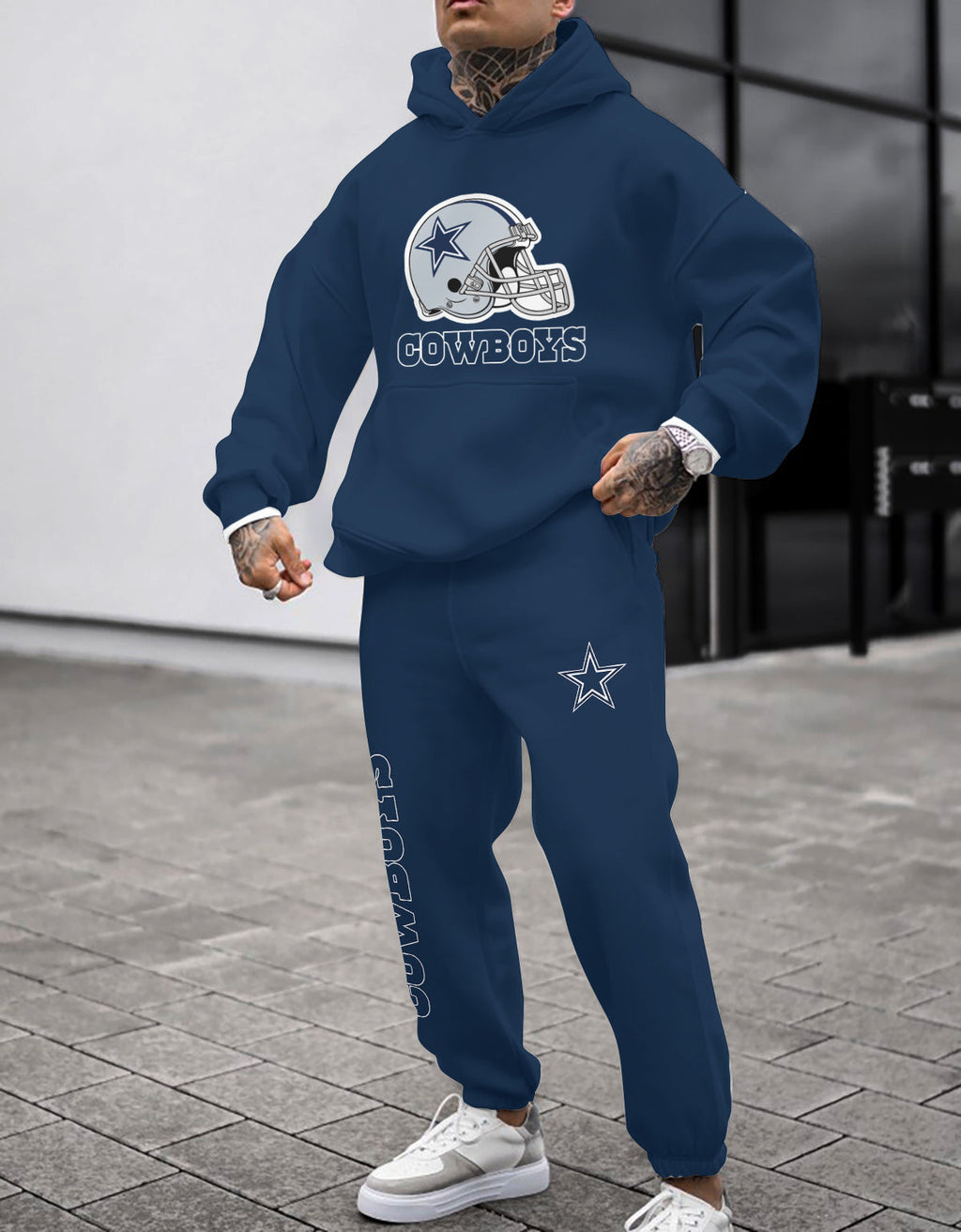Dallas Cowboys 3D Printed Pullover Hoodie And Sweatpant 2pcs Tracksuits