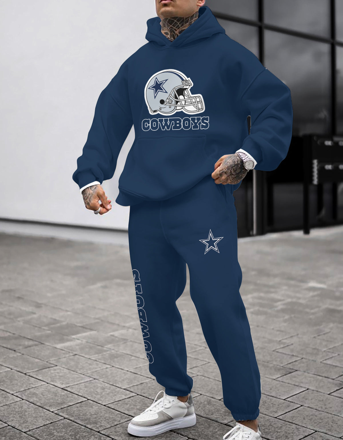 Dallas Cowboys 3D Printed Pullover Hoodie And Sweatpant 2pcs Tracksuits