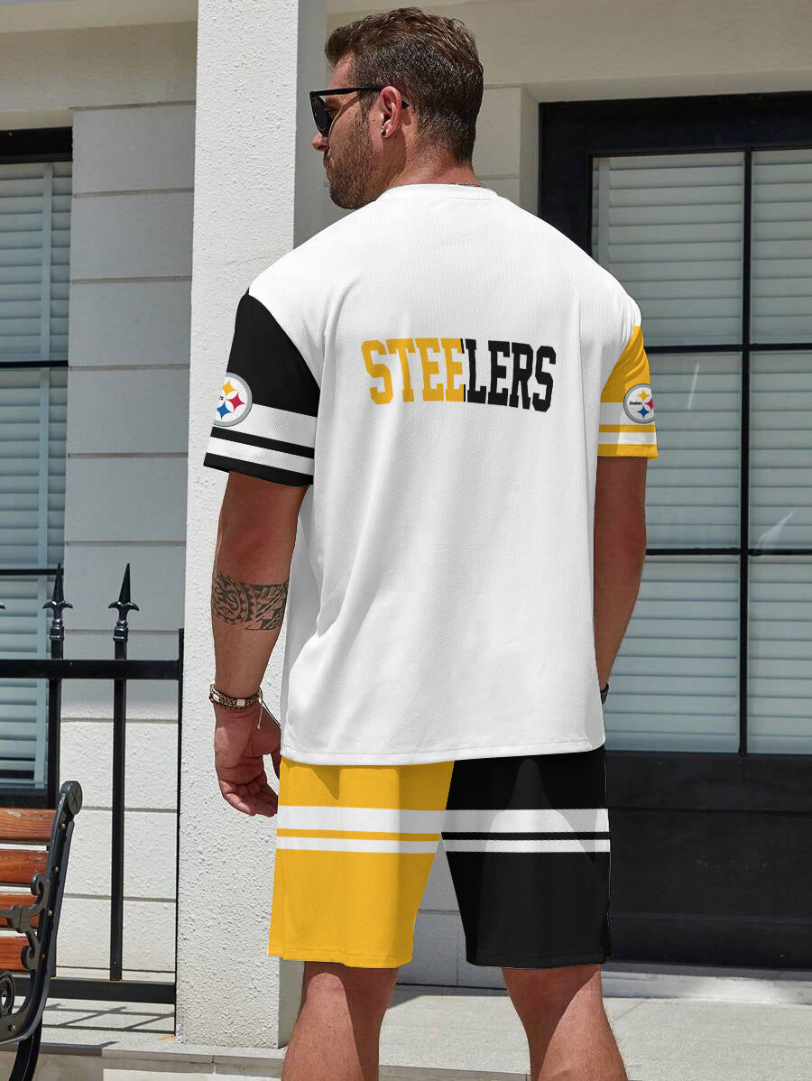 Pittsburgh Steelers  Limited Edition Top And Shorts Two-Piece Suits