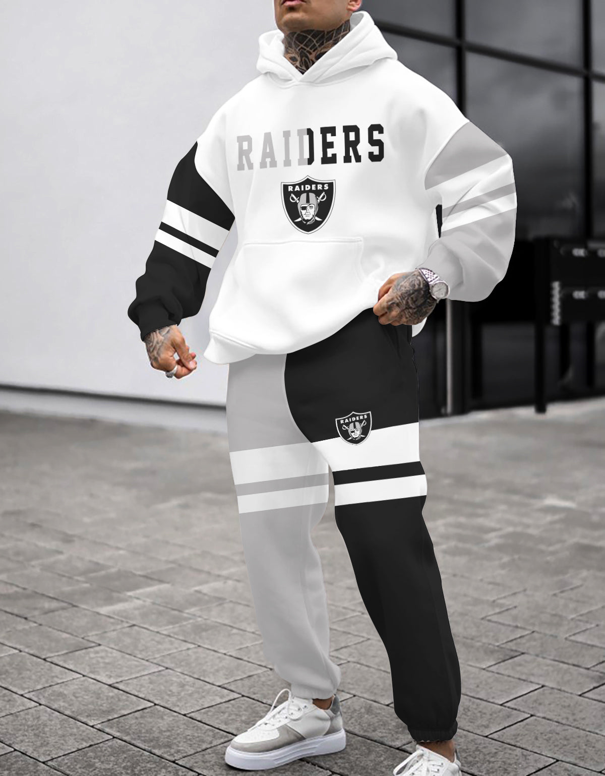 Las Vegas Raiders 3D Printed Pullover Hoodie And Sweatpant 2pcs Tracksuits