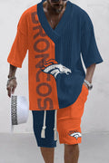 Denver Broncos  Limited Edition Top And Shorts Two-Piece Suits