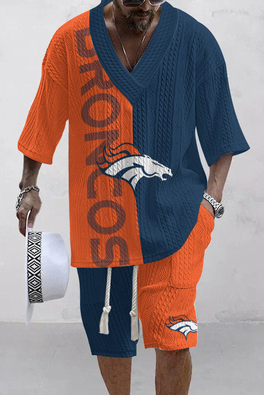Denver Broncos  Limited Edition Top And Shorts Two-Piece Suits