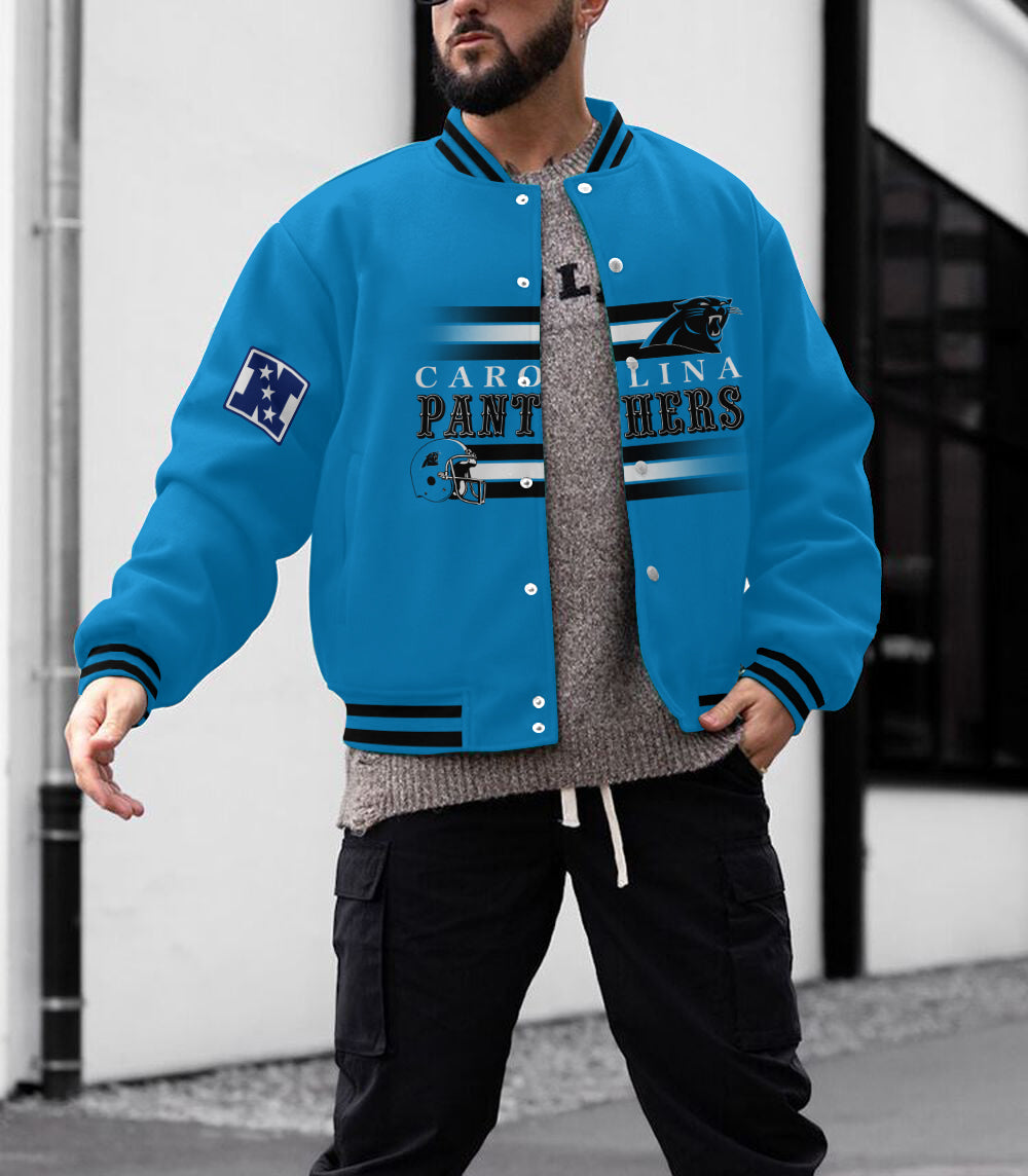 Carolina Panthers Men's Limited Edition Full-Snap Casual Jacket
