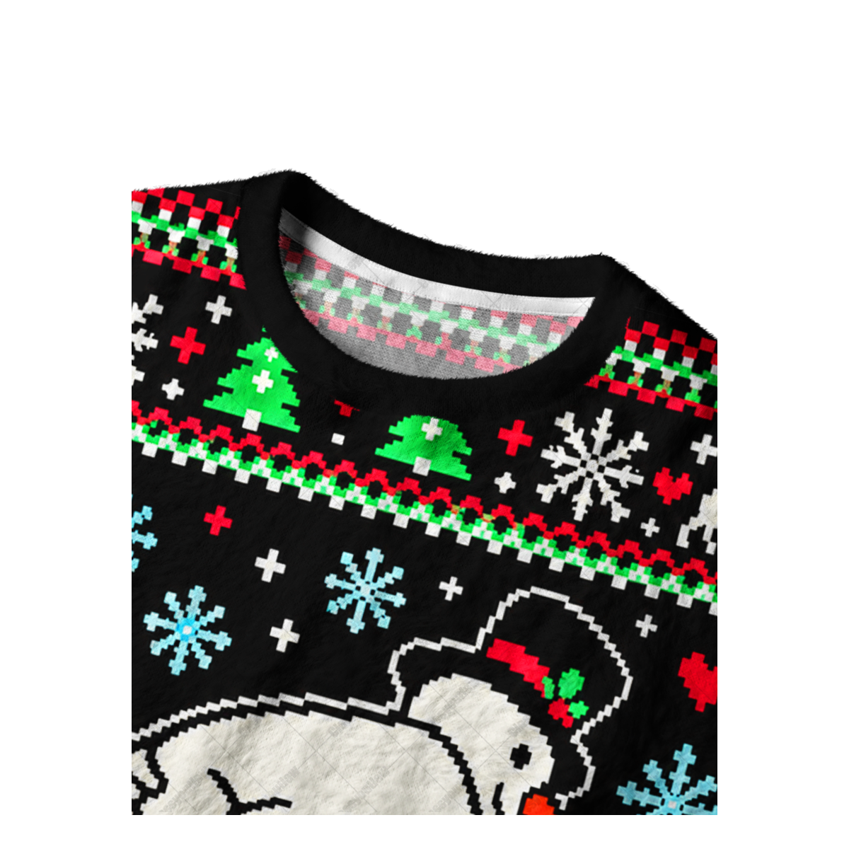 SNOWFLAKE JOKE UGLY CHRISTMAS SWEATSHIRT — image 3