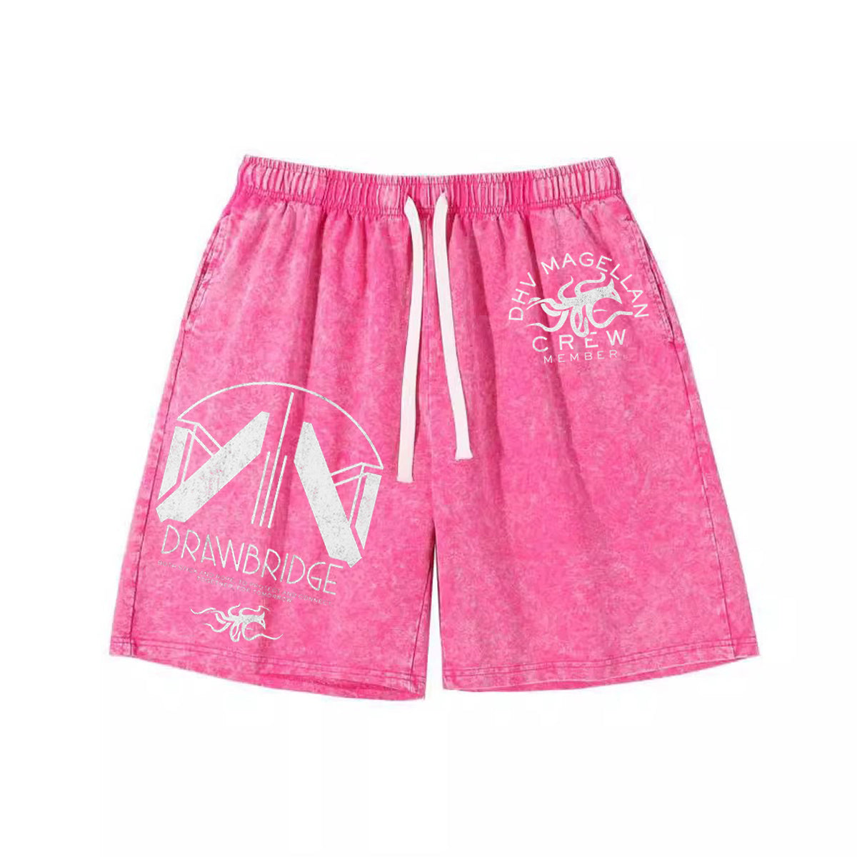 Death Stranding 2 - DHV MAGELLAN Crew Member Washed Shorts Loose Sports Shorts