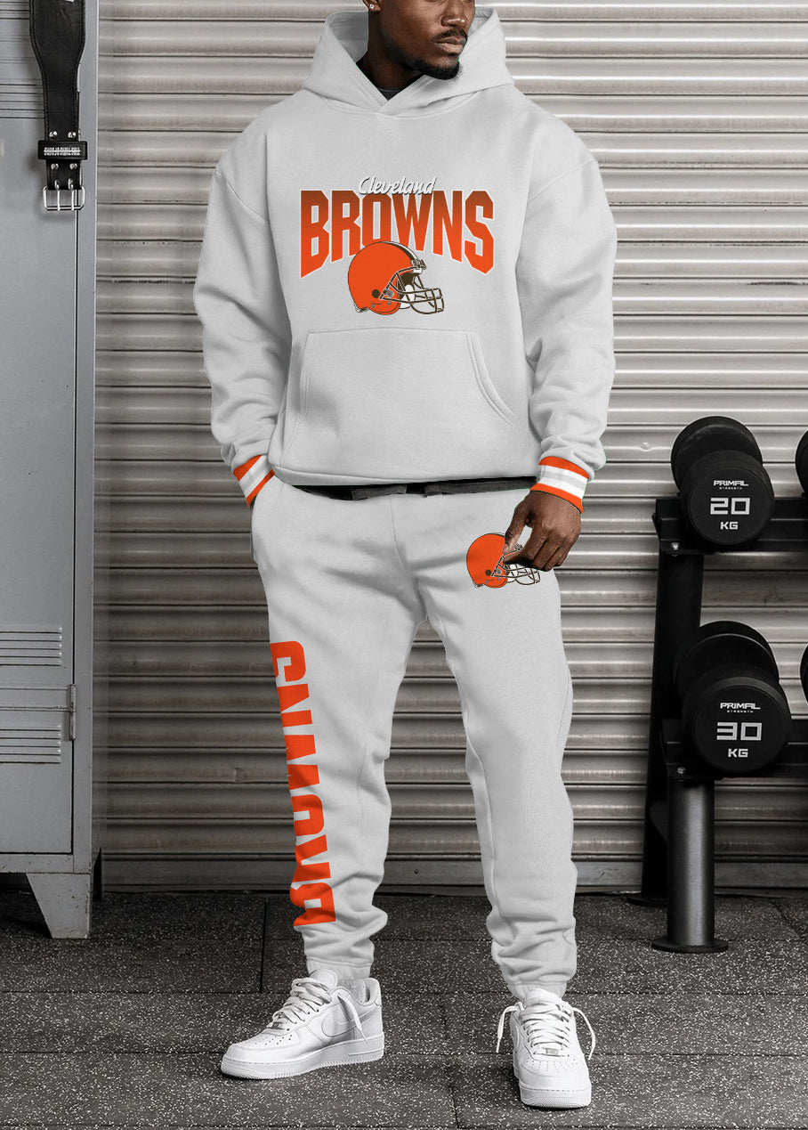 Cleveland Browns 3D Printed Pullover Hoodie And Sweatpant 2pcs Tracksuits
