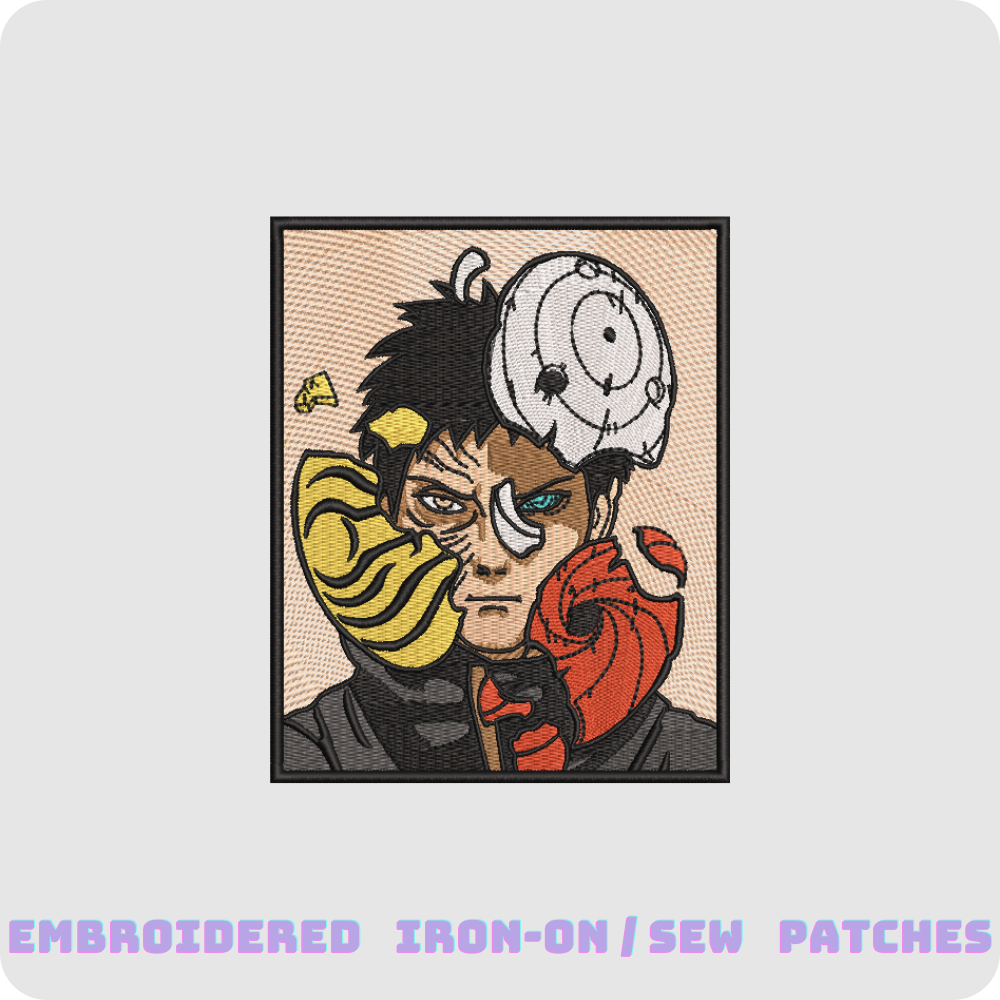 Obito Naruto Embroidered patches