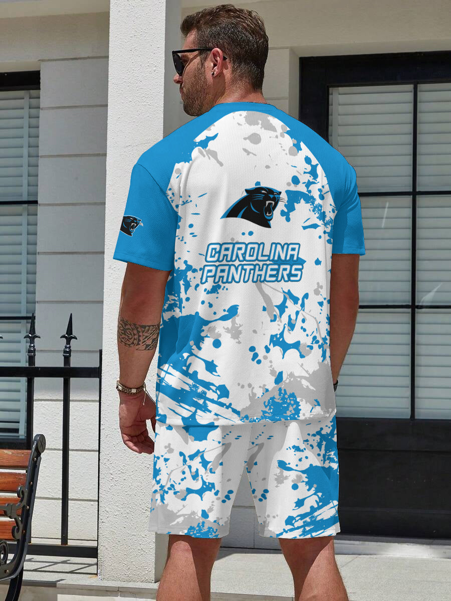 Carolina Panthers Limited Edition Top And Shorts Two-Piece Suits