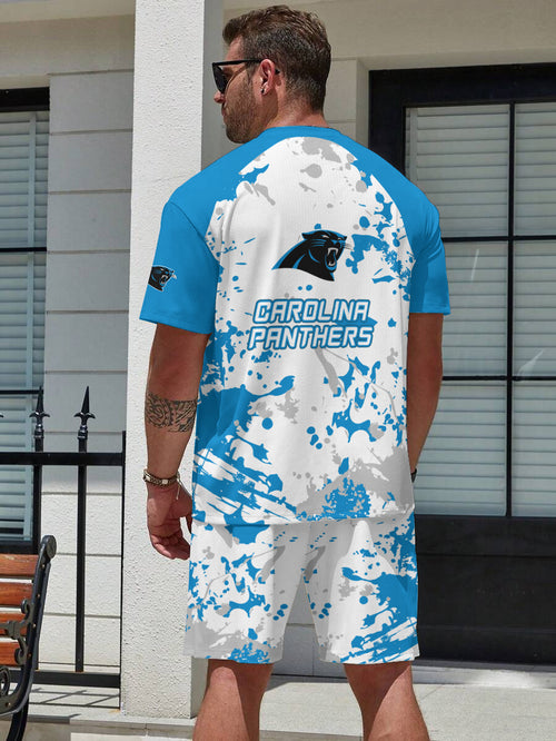 Carolina Panthers Limited Edition Top And Shorts Two-Piece Suits