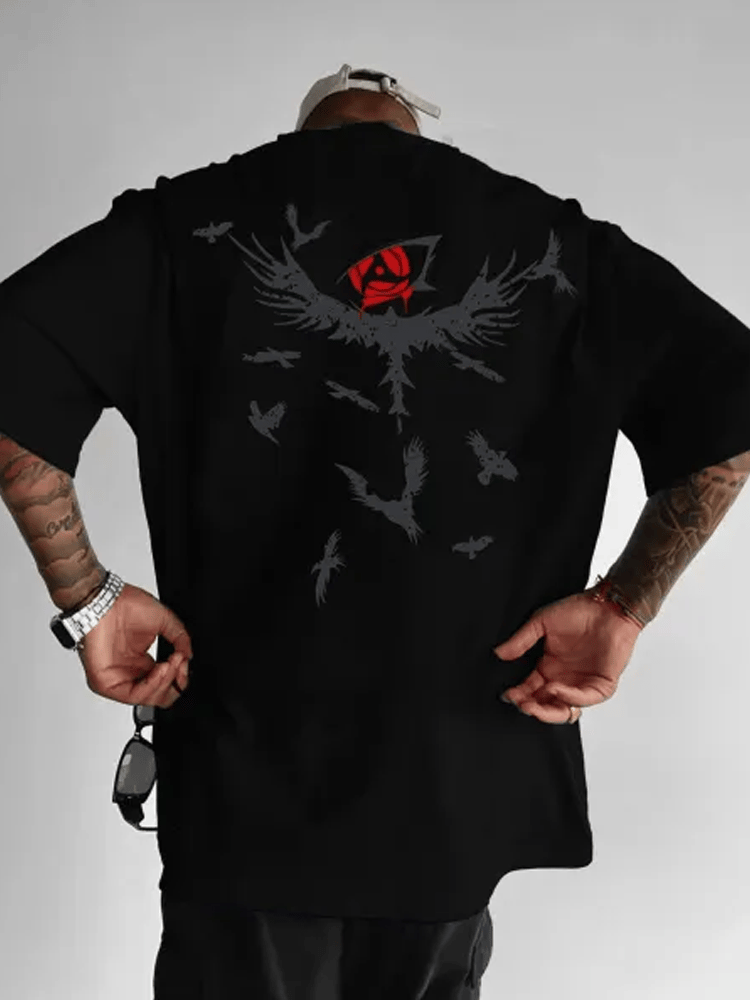 Men's   skull short-sleeved T-shirt