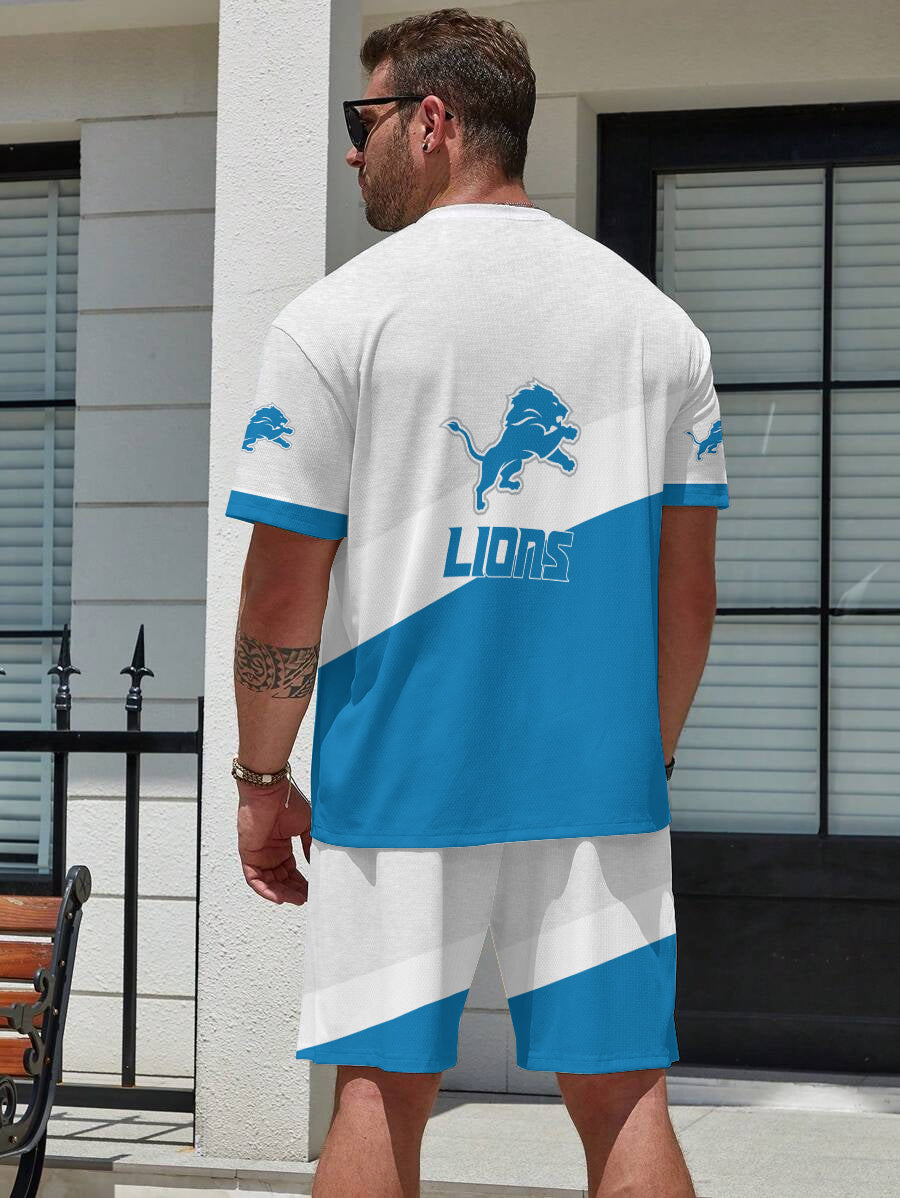 Detroit Lions Limited Edition Top And Shorts Two-Piece Suits