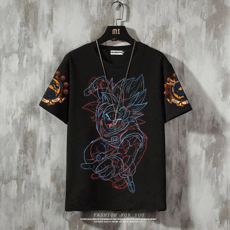 Men's Fashion Print Casual Short Sleeve T-Shirt