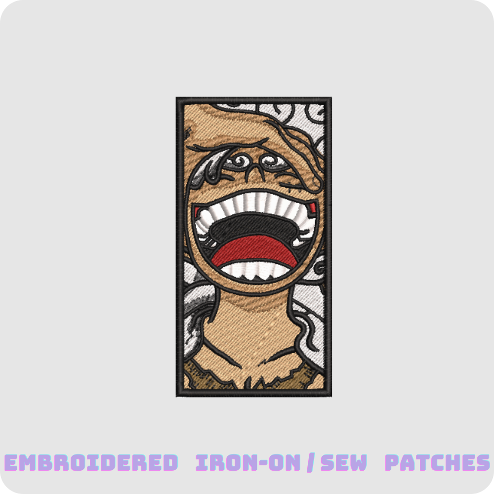 Luffy Nika One Piece Embroidered patches