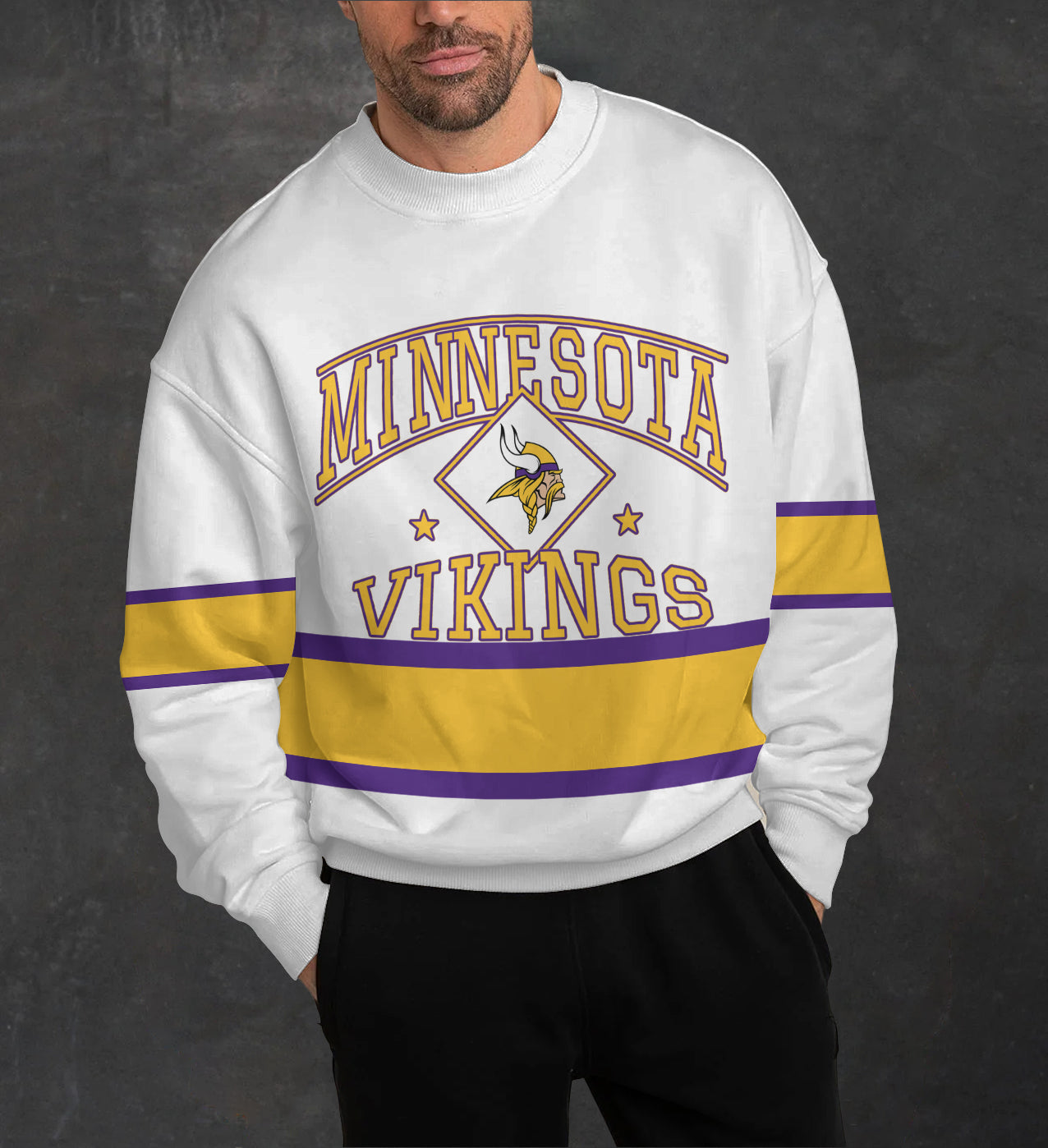 Minnesota Vikings 3D Limited Edition Crew Neck sweatshirt