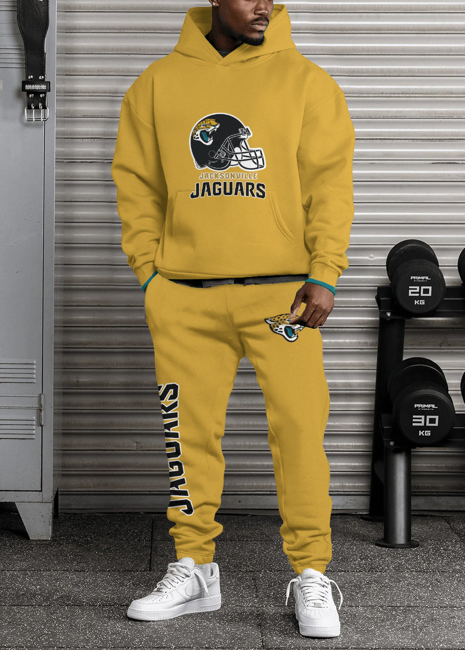 Jacksonville Jaguars 3D Printed Pullover Hoodie And Sweatpant 2pcs Tracksuits