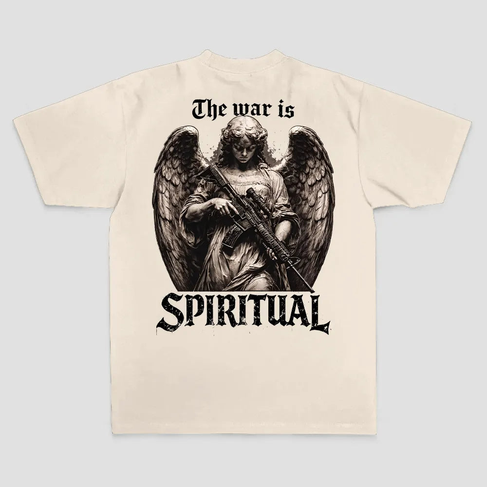 The War Is Spiritual Printed Men's T-shirt