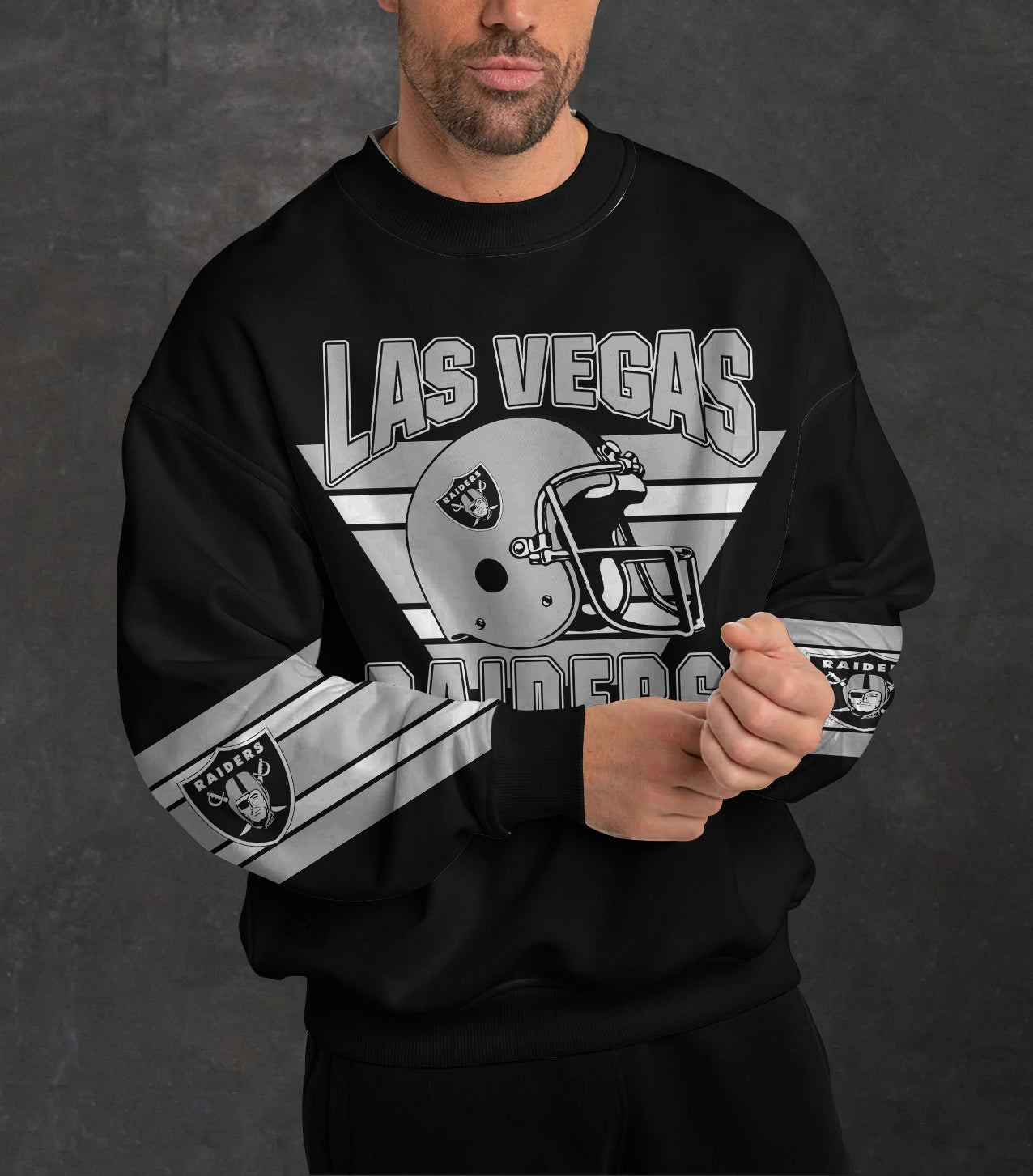 Las Vegas Raiders 3D Limited Edition Crew Neck sweatshirt