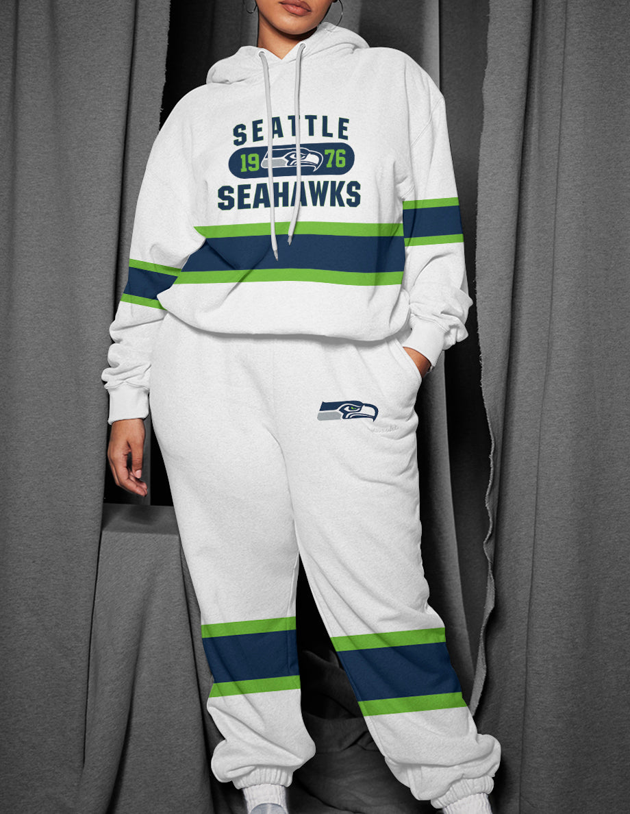 Seattle Seahawks 3D Printed Pullover Hoodie And Sweatpant 2pcs Tracksuits