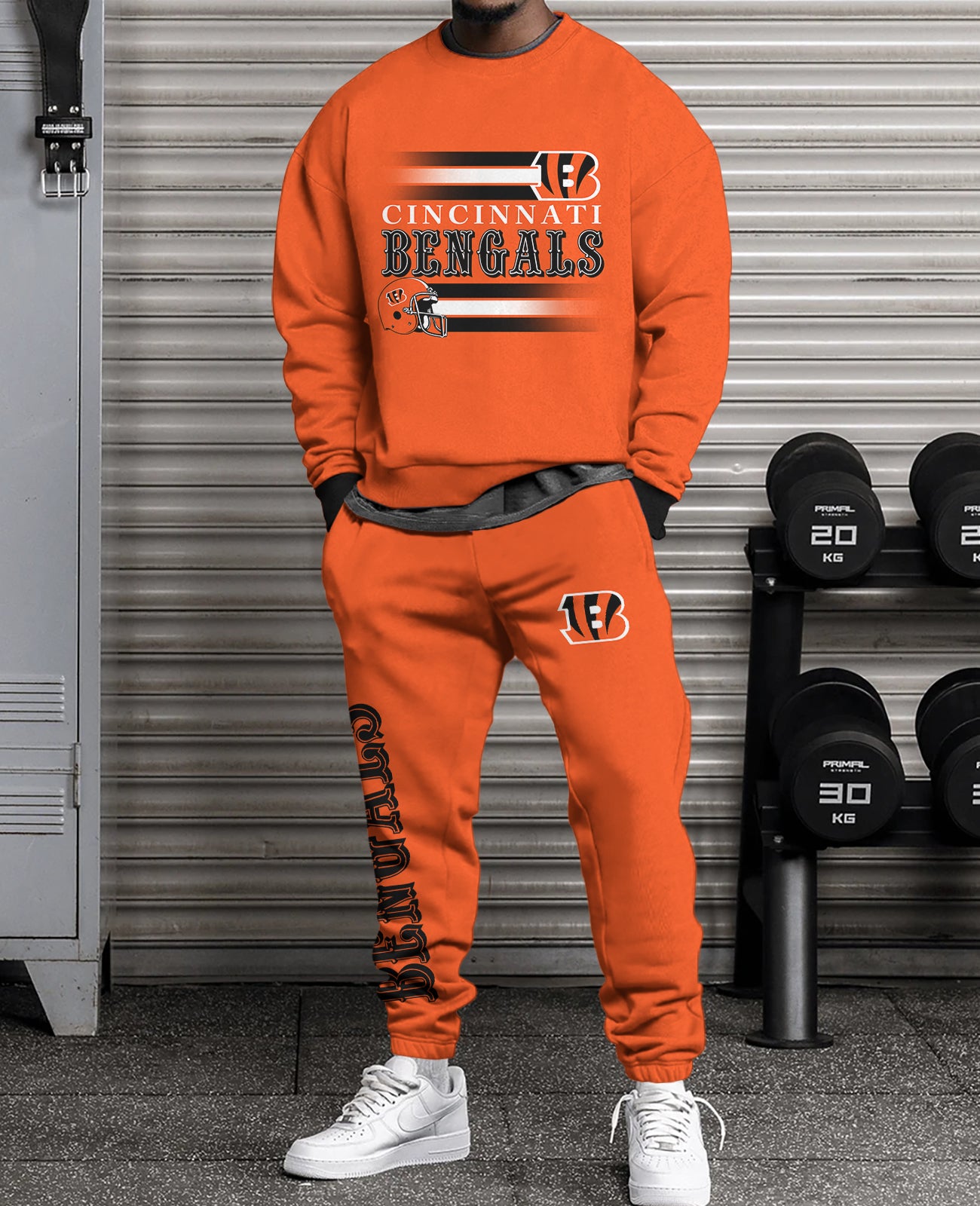 Cincinnati Bengals    3D sweatsuit and sweatpants 2 piece outfits
