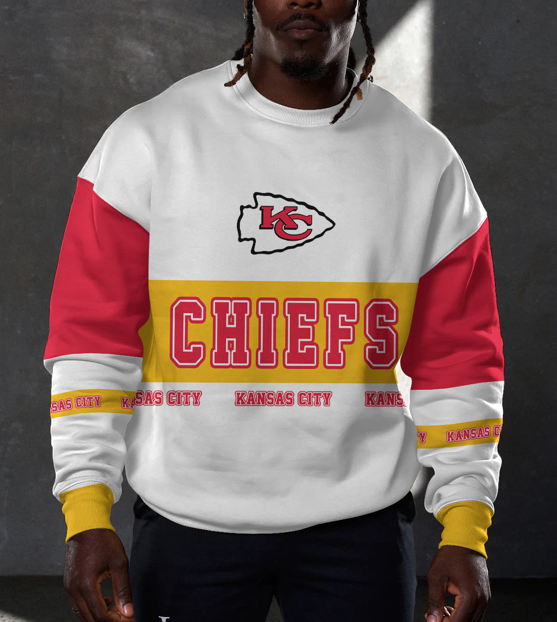 Kansas City Chiefs 3D Limited Edition Crew Neck sweatshirt