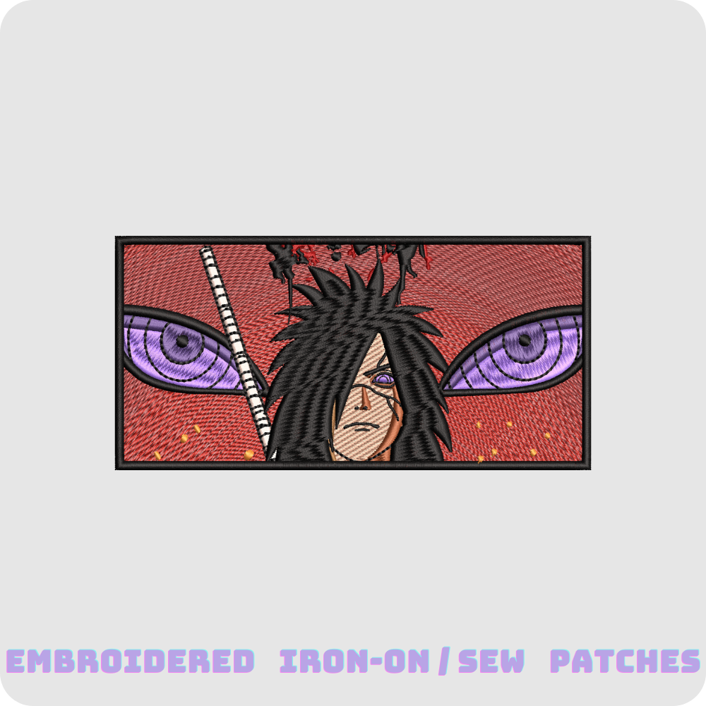 Madara Uchiha Naruto Embroidered patches