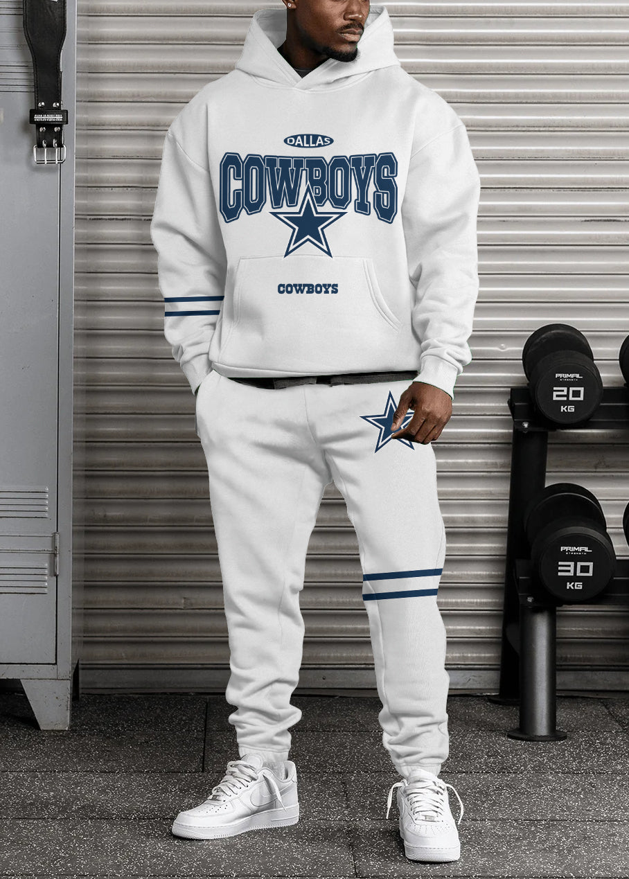 Dallas Cowboys 3D Printed Pullover Hoodie And Sweatpant 2pcs Tracksuits