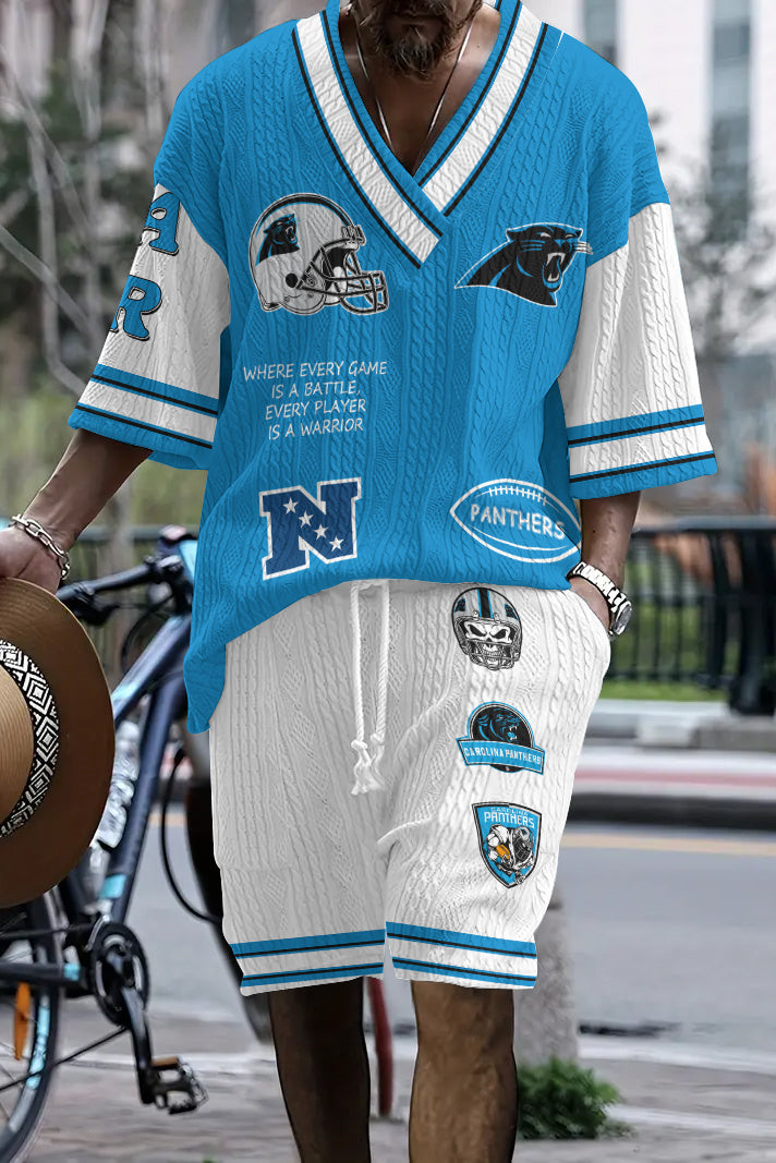 Carolina Panthers
 Limited Edition Top And Shorts Two-Piece Suits