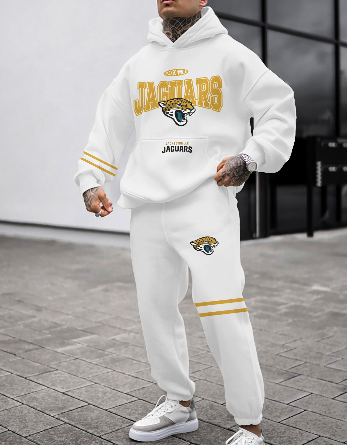 Jacksonville Jaguars 3D Printed Pullover Hoodie And Sweatpant 2pcs Tracksuits