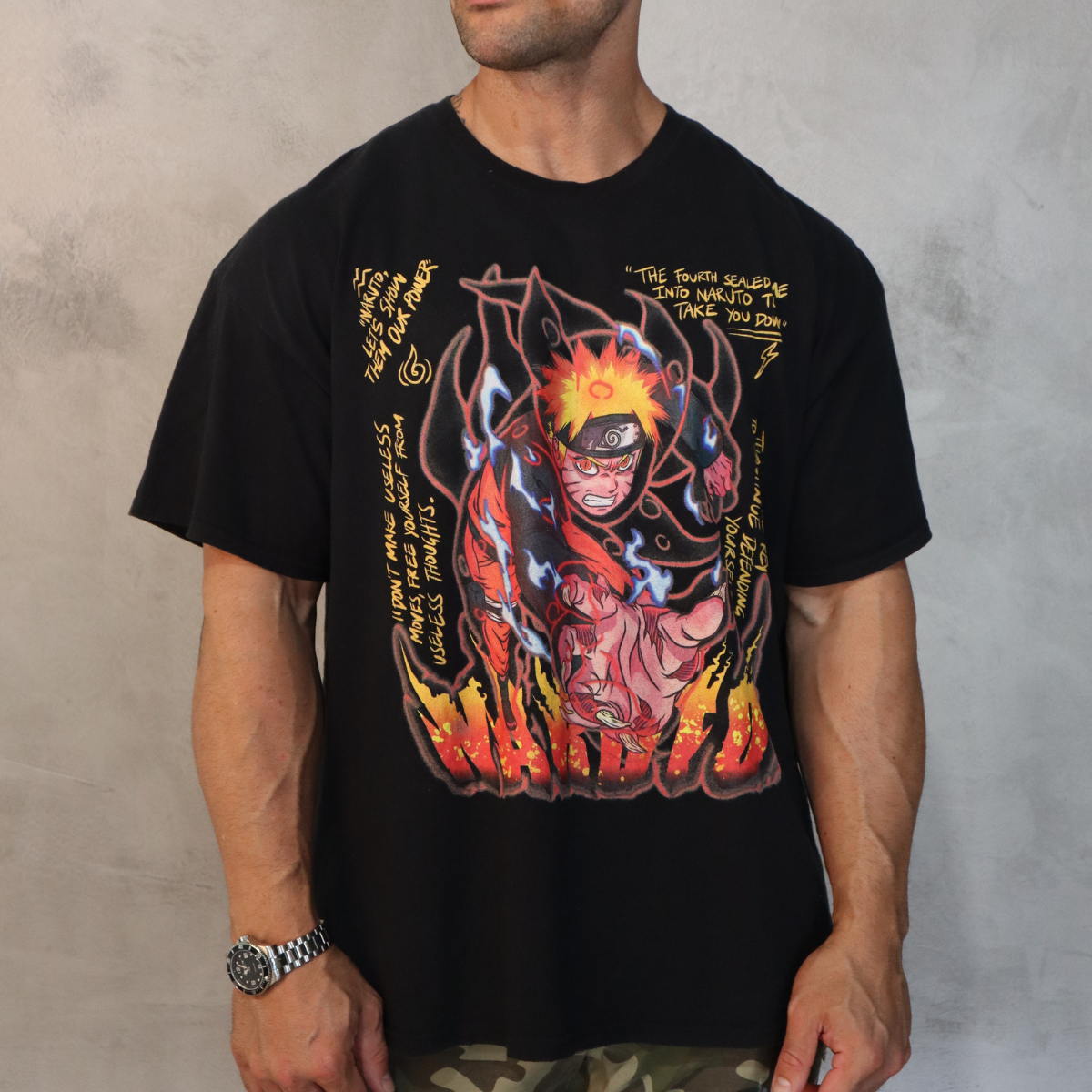 Talk No Jutsu Naruto Tee